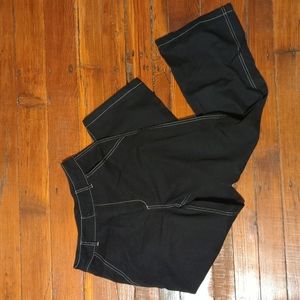 Cider Contrast Thread Baggy Pants
